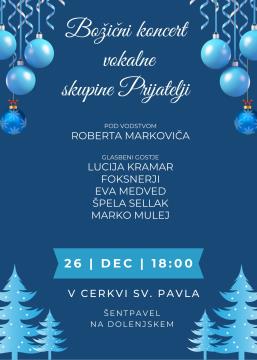 Božični koncert Prijatelji